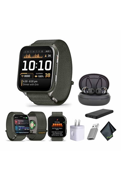 Garmin Venu X1, İnce ve Hafif GPS Akıllı Saat, 2 inç AMOLED Ekran, Gelişmiş S...