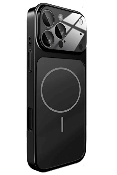 OSG iPhone 16 Pro Max Uyumlu 17 Pro Max Görünümlü Çevirici Kamera Korumalı Ma...