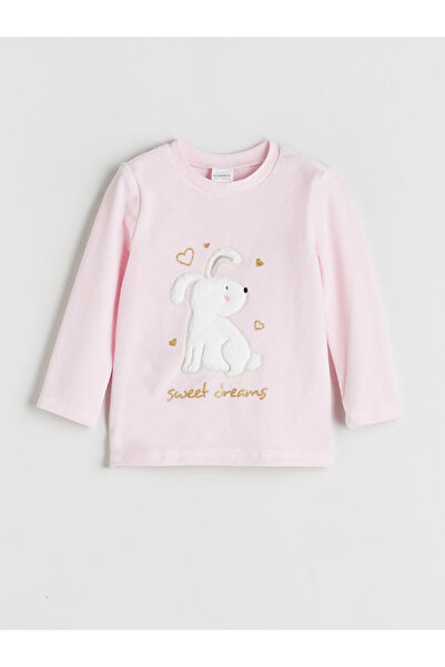LC Waikiki I Rabbit Embroidered Girls' Pajama Top from Freezen Store
