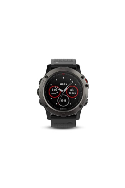 Garmin Fenix 5X - Safir, Barut Grisi (Yenilenmiş)