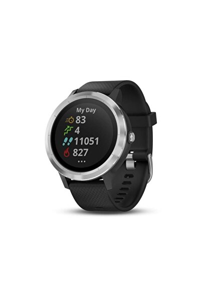 Garmin Dahili Spor Uygulamalarına Sahip Vivoactive 3 GPS Akıllı Saat - Siyah/Gümüş (Yenilenmiş)