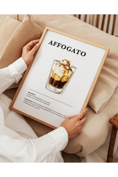 ARTHOUSECOLLECTIVE Affogato - Coffee Collection - Unframed Poster in Painting Sizes