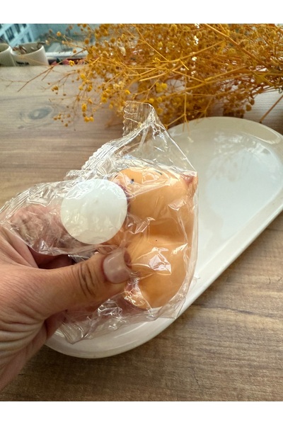 Blotch Plastic Chewing Gum Inflatable Soft Kawaii Brown Capybara Squeeze Toy 7cm