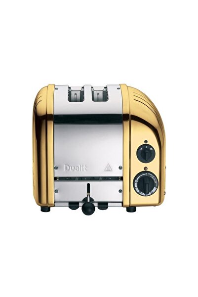 Dualit محمصة خبز كلاسيكية مكونة من حجرتين مصنوعة يدويًا من الأرز