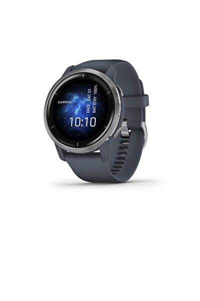 Garmin Venu 2, Gelişmiş Sağlık İzleme ve Fitness Özelliklerine Sahip GPS Akıllı Saat, Granit Mavi Kı