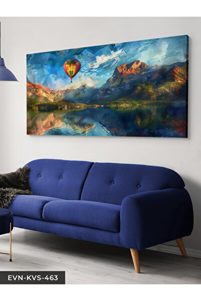 Evinemoda Slikanje uljanim bojama, leteći balon, jednodijelno platno - slika ...