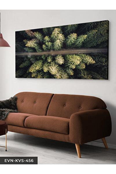 Evinemoda Orman Yolu Tek Parça Kanvas - Canvas Tablo