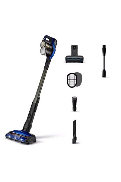 Philips Speedpro Max 8000 Serisi , Xc8049 Şarjlı Dik Süpürge, Led Işık ,25.2 Volts , 0,6 Litre , Lacivert