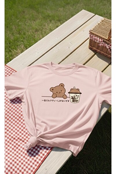 Tiny and Co تي شيرت لطيف للأطفال من Boba Bear مطبوع