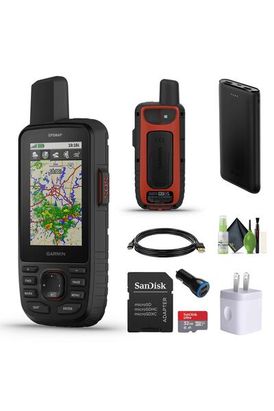 Garmin GPSMAP 67i Dayanıklı Yürüyüş GPS'si Premium El Tipi inReach Uydu Tekno...
