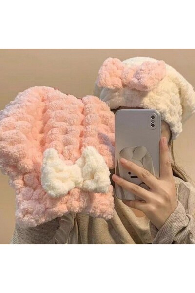 Hediye Rüzgarı Microfiber Mesh Hair Drying Cap Quick Drying High Absorbent Towel Practical Drying for Wet Hair