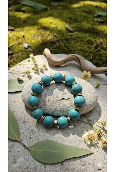 AURA سوار من حجر الفيروز الأصلي