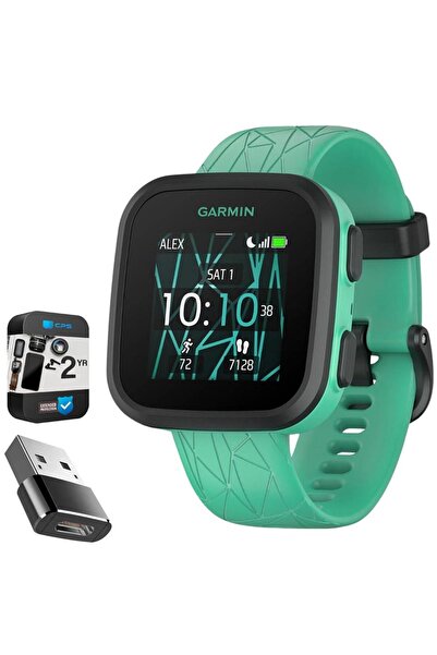Garmin Bounce Çocuk Akıllı Saati İki Yönlü Metin ve Sesli Mesajlaşma, Yeşil P...
