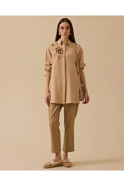 SEÇİLSTORE SCL Gömlek - 10002521511013 Camel