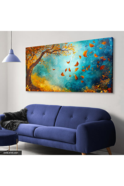 Evinemoda Jednodijelni platno sa jesenjim pejzažem - Slika na platnu