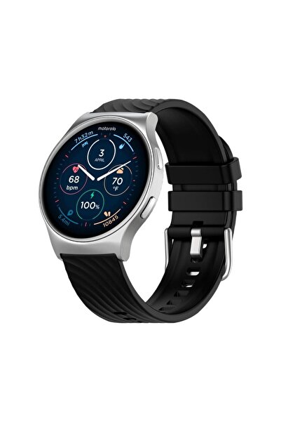 Motorola Moto Watch 120 - AMOLED Ekranlı, 10 Günlük Pil, Kalp Atış Hızı ve Sp...