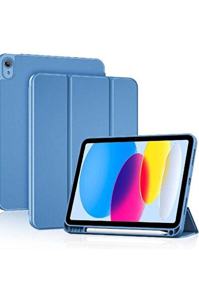 HYX ProCase for iPad (A16) 11" / 10.9" Case with Pencil Holder - Blue