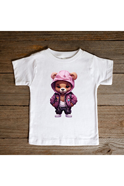 matelio Παιδικό μπλουζάκι Teddy Bear με κουκούλα