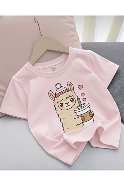 Tiny and Co تي شيرت كافيلي لاما مطبوع للأطفال