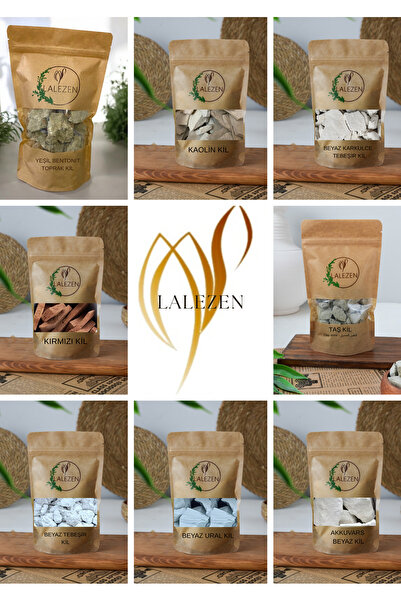 LALEZEN Tadımlık Kil Sepeti 100 g (Kaolin-Bentonit- Akkuvars-Karkülce-Kartopu...