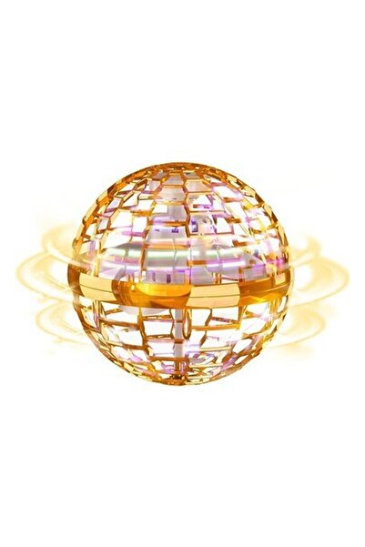 FLYNOVA Uçan Top Oyuncak, Bumerang El Kontrollü Mini Drone - Altın