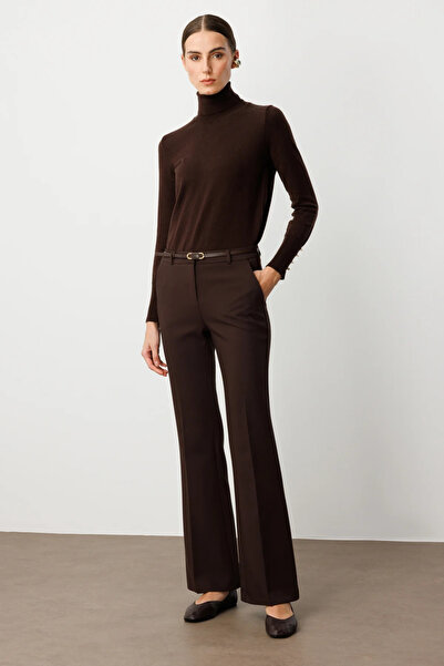 Ekol Beli Belted Flared Pants-1011