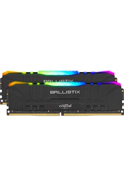 Crucial Ballistix 16GB(2x8GB) 3600MHz CL16 RGB DDR4 PC Ram BL2K8G36C16U4BL
