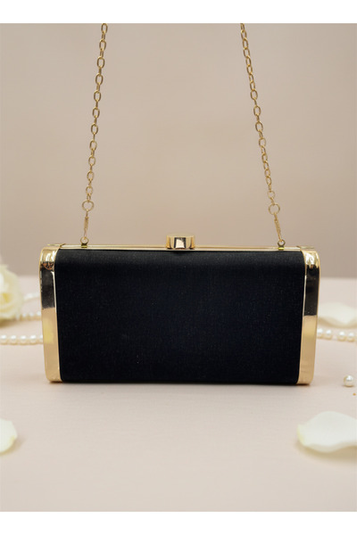 Biçanta Full Crystal Stone and Metal Frame and Evening Dress Bag Wedding Engagement Graduation