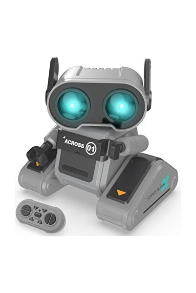 STEMTRON Rc Şarj Edilebilir Uzaktan Kumandalı Robot Oyuncak - Gri