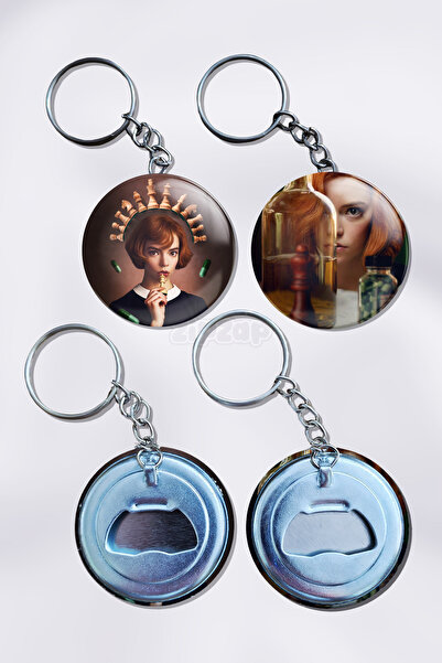 ZipZap The Queen's Gambit Bag Ornament Keychain Charm (2 Pcs)