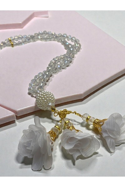 Hac AVM 99-Piece Gift Crystal Rose Prayer Beads |   Mevlid Gifts