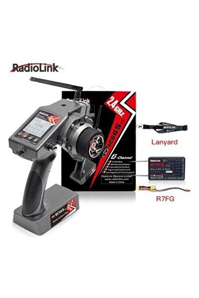 Radiolink RC6GS V2 2.4ghz Uzaktan Kumanda Radio Kontrol & R7FG Alıcı & Bilekl...