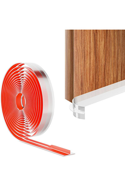 OEM Self-adhesive silicone gasket for sealing door-floor gaps, transparent 3....