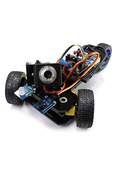 Freenove Üç Tekerlekli Akıllı Araç Kiti - Raspberry Pi Için