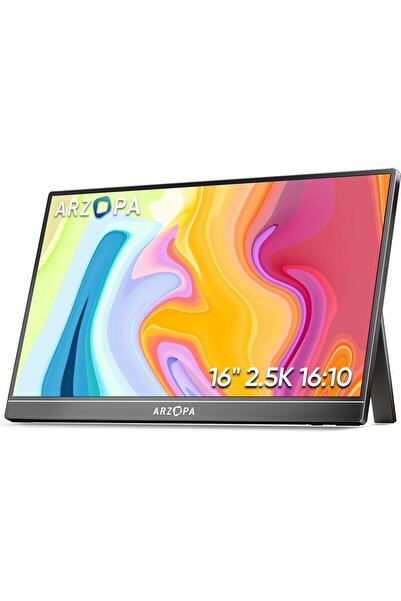 Arzopa Z1RC 16\" 2.5K 60Hz IPS Parlak QHD Ekran Taşınabilir Monitör
