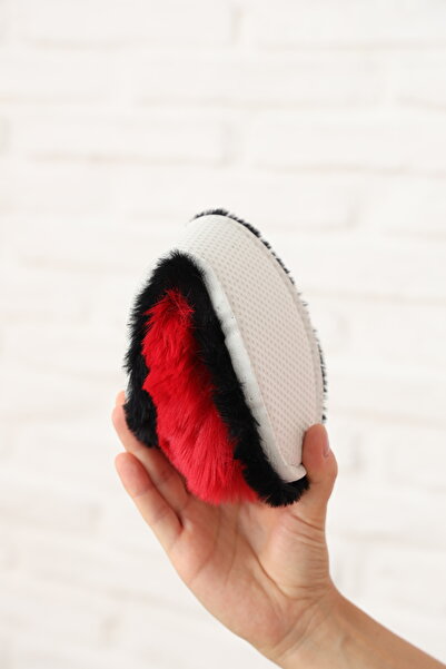 tuva modern Furry Stylish Silent Sole House Slippers