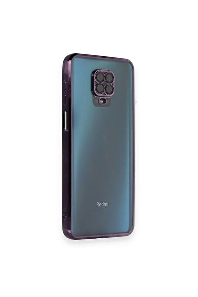 Twin Store حافظة سيليكون مع عدسة لـ Redmi Note 9 - باللون الأرجواني