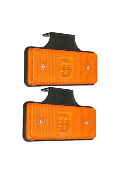 OEM 2pcs Led yellow lamp 12v-24v, used on trucks, trailers, tractors, reflect...