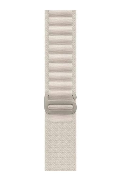 OEM Alpine Loop Ivory Nylon Strap, Compatible with Apple Watch, 42–49 mm
