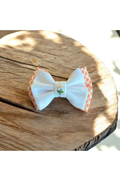 EGOMİ Large Size Embroidered Hair Clip for Babies with No Hair or Little Hair