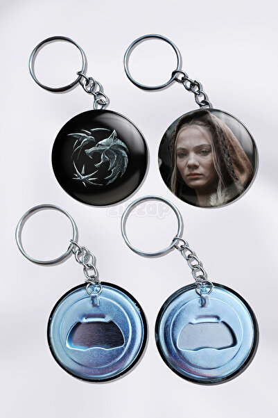 ZipZap سلسلة مفاتيح تزيينية على شكل حقيبة من لعبة ذا ويتشر 2 (قطعتان)