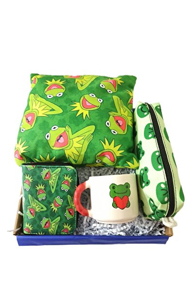 Alanç Gift Sevgililer Günü Özel Hediye Seti, Kupa, Cüzdan, Yastık, Kalemlik