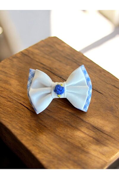 EGOMİ Büyük Boy İşlemeli Saçsız ve Az Saçlı Bebek Tokası