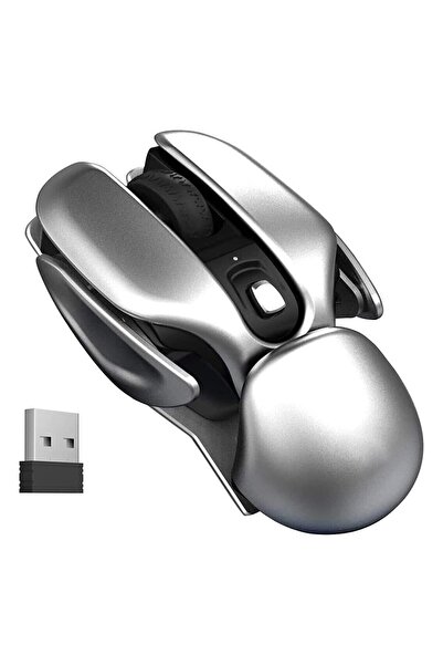 Gamextrem Şarj Edilebilir Ergonomik Sessiz Mouse 2.4g USB Alıcı Mekanik Stili