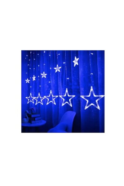 OEM Perdea Luminoasă LED de Crăciun Premium, Alb Rece, 2.5x1m, USB cu Telecom...