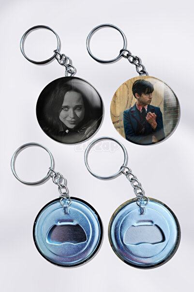 ZipZap سلسلة مفاتيح على شكل زينة حقيبة من أكاديمية المظلات (قطعتان)