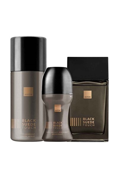 AVON Trio Black Suede Touch