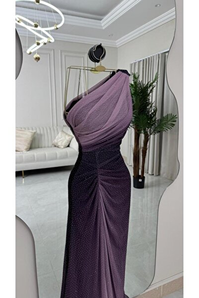 MALAZ فستان تول فصوص