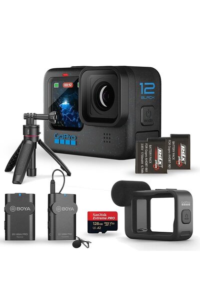 GoPro Hero 12 Black + Standart Video Seti