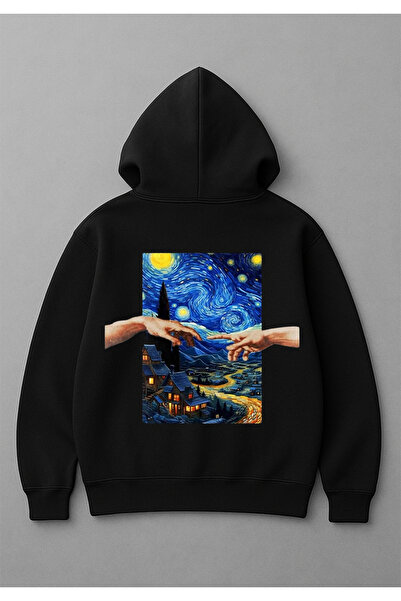 LORVEX Hanorac oversize unisex tricou 100% bumbac CREATION Imprimat